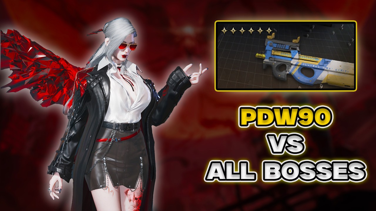 PDW90 vs All Bosses In ONCE HUMAN! Without FoodBuffs & Kukri! Best Bullseye SMG Build