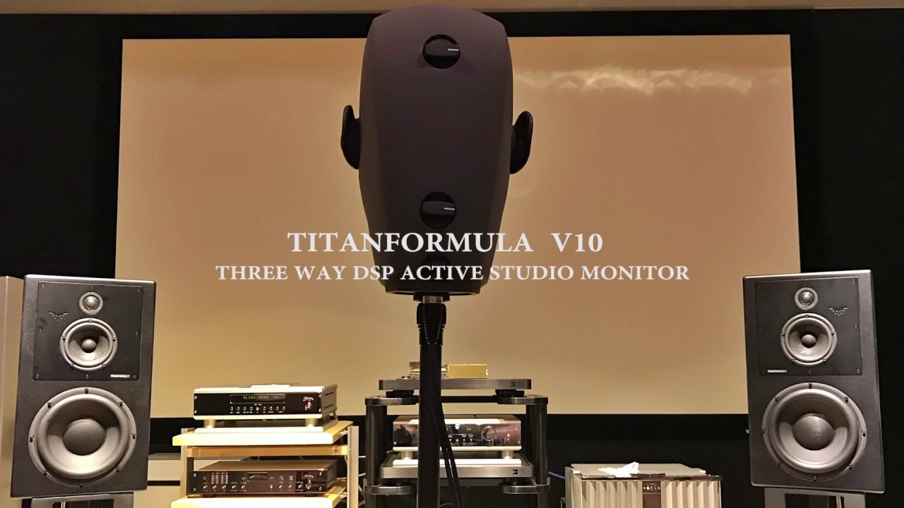 Blues wine-Titanformula V10 three way dsp active studio monitor speaker--Record using neumann ku100