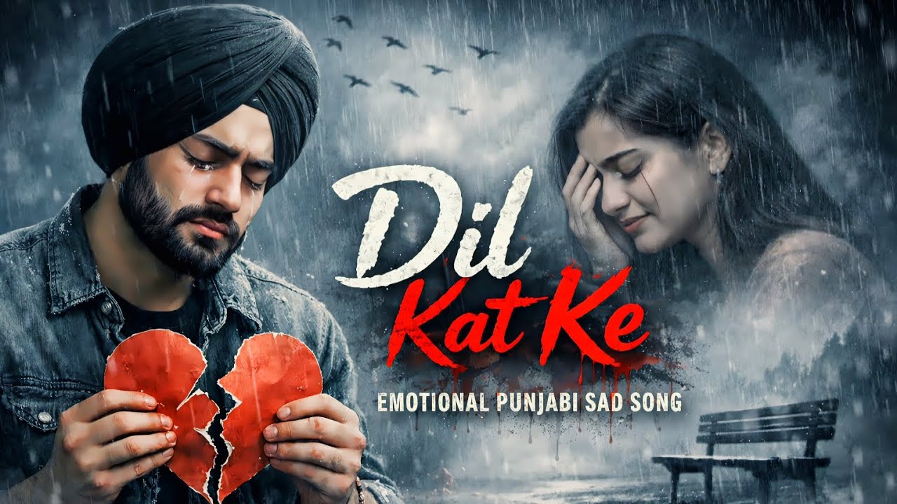 Dil Kat Ke 💔 | Heart Touching Punjabi Sad Song 2026 | Emotional Rain Love Story | New Punjabi Song