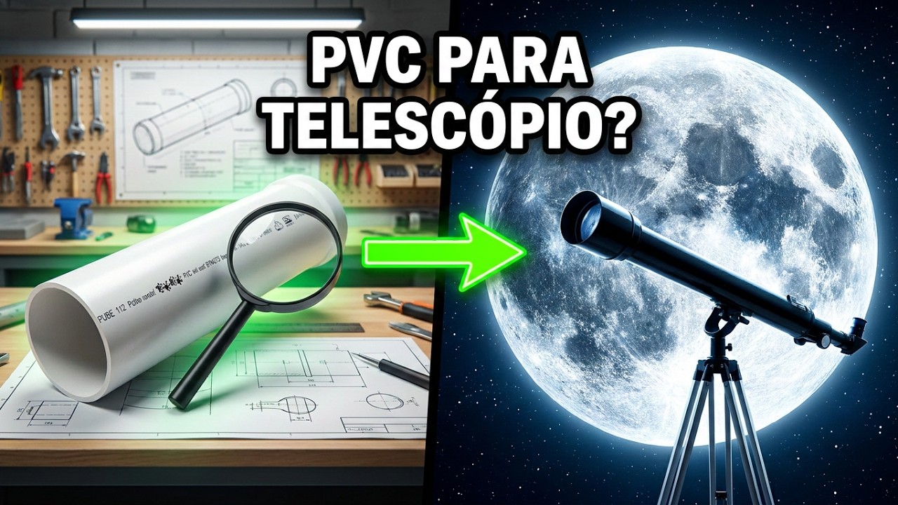 Como Construir um Telescópio Refrator Caseiro (OARU-002)