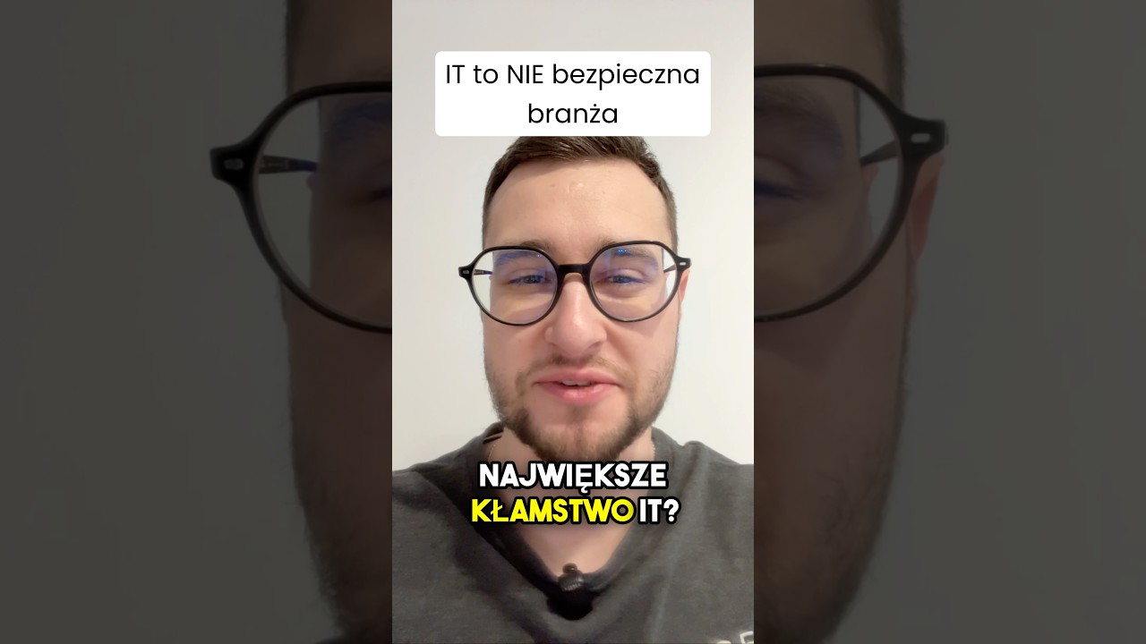 IT to NIE bezpieczna branża #it #pracaIT #rynekpracy #karieraIT #bezlukru