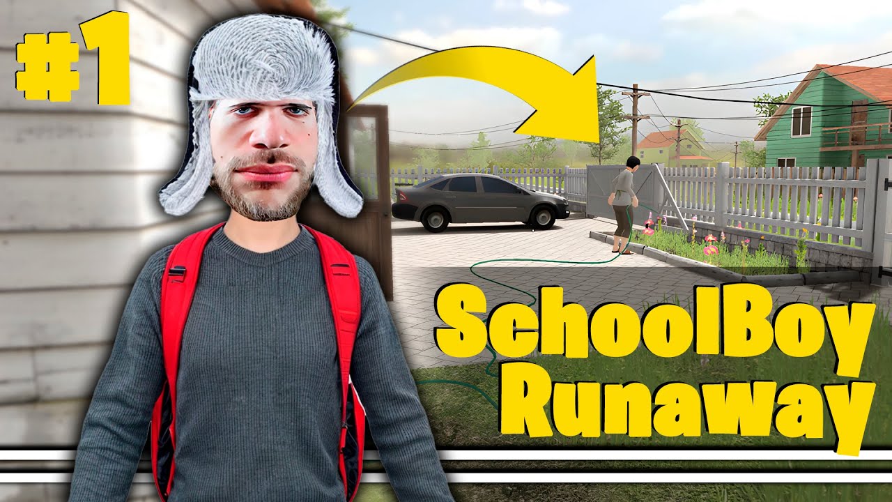 ESCAPANDO de los psicópatas de MIS PADRES 🏃🏻 SCHOOLBOY RUNAWAY 🎒 Parte 1/2