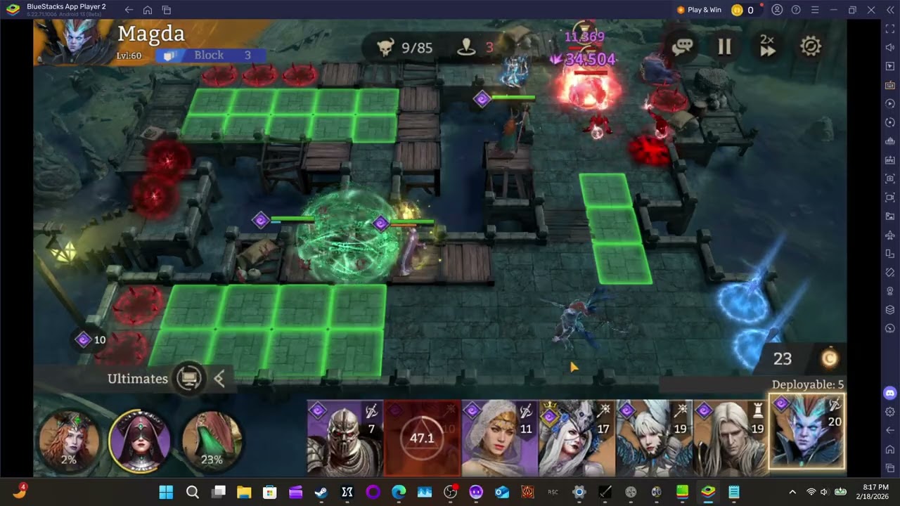 [Cultists] [Setup] for [Stage 13]. It doesn't work @ all for [Stage 14] because not enough [HP]