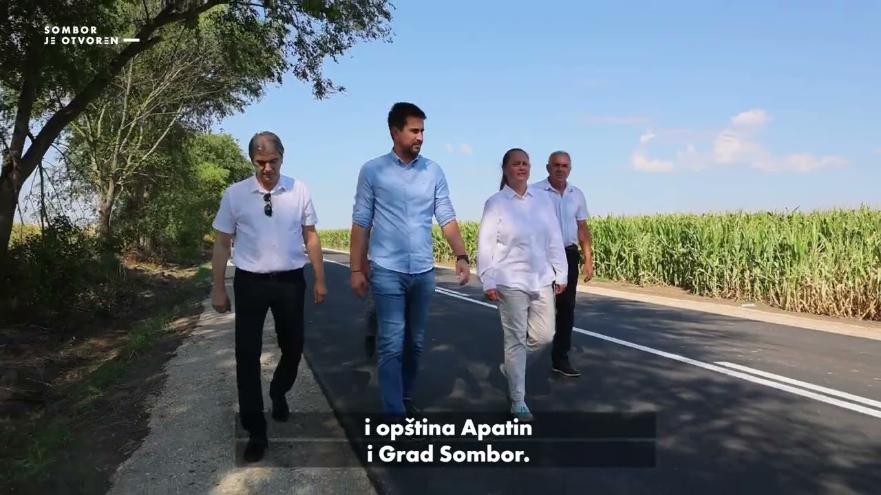 Sombor je otvoren-Otvoren put Stapar-Prigrevica