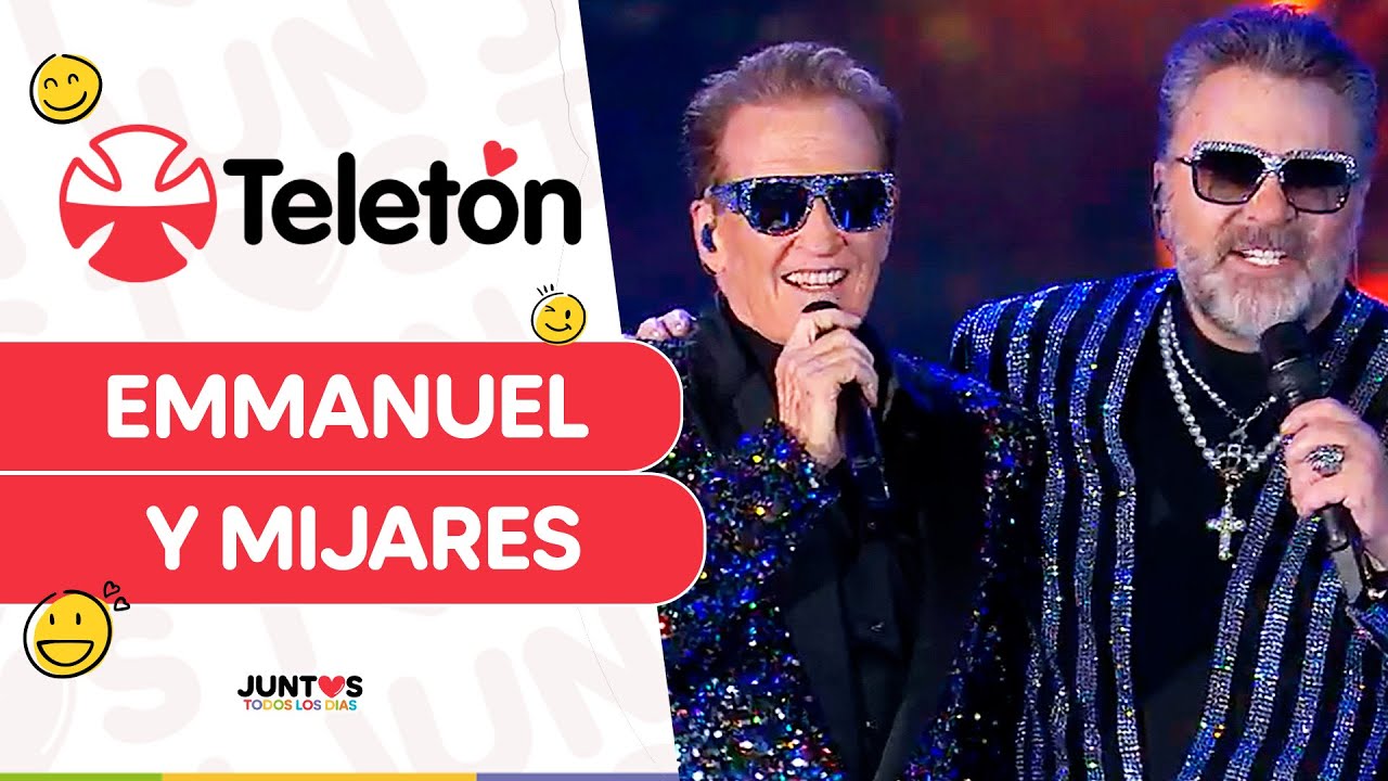 ¡CON GRANDES ÉXITOS!🔥 Mijares y Emmanuel se presentaron en el Teatro Teletón 2024