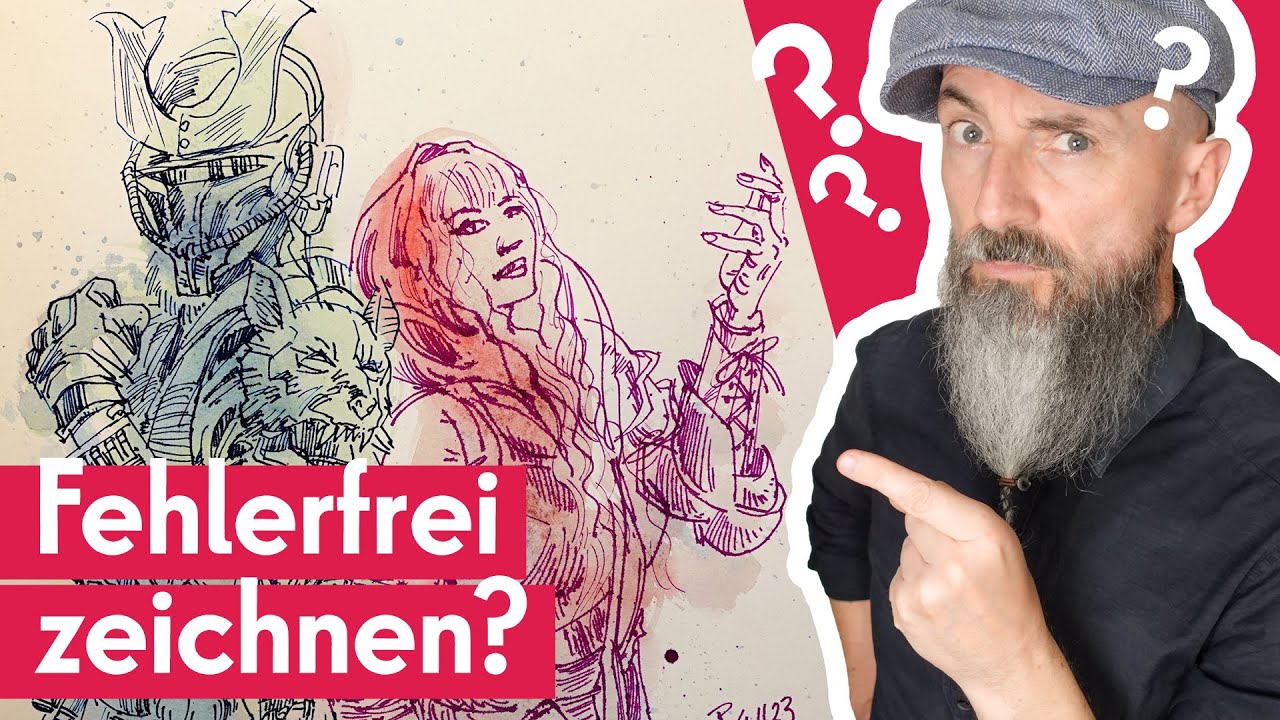 Mit diesem Trick machst du weniger Fehler beim Zeichnen! Du musst nur eine Sache weglassen …