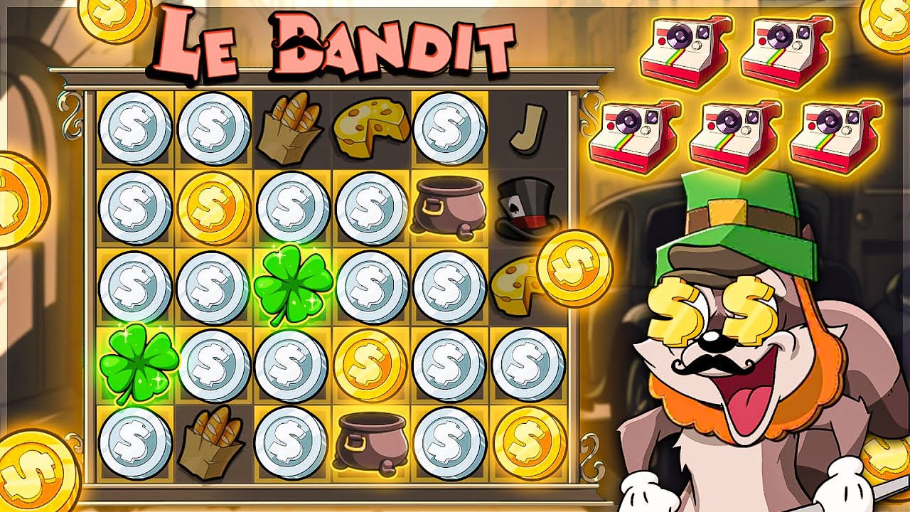 САМЫЙ БОЛЬШОЙ ВЫИГРЫШ В ИГРОВОМ АВТОМАТЕ LE BANDIT!! (РЕДКИЙ БОНУС ИЗ 5 РАЗБРОСОВ)