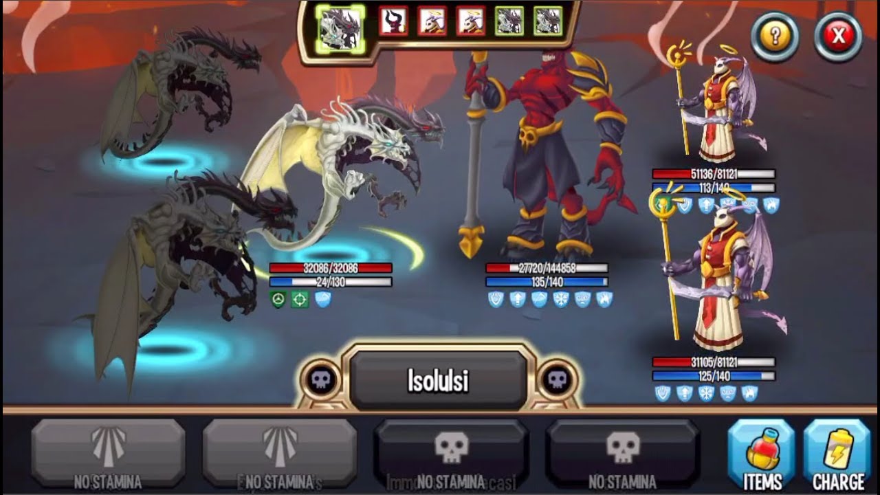 Monster Legends - Epic Daganth level 1-120 combat review - 72h challenge