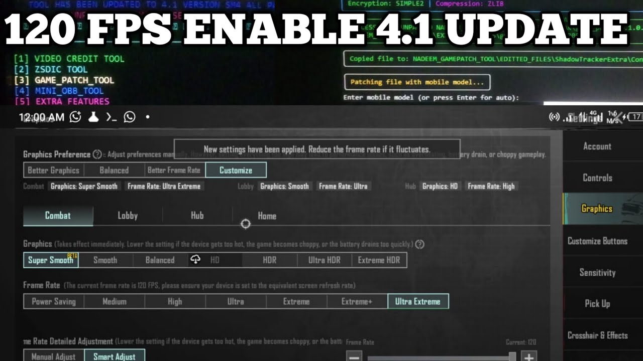 4.1 Update🔥 How to Enable 120 FPS in PUBG Mobile Secret Setting 😱
