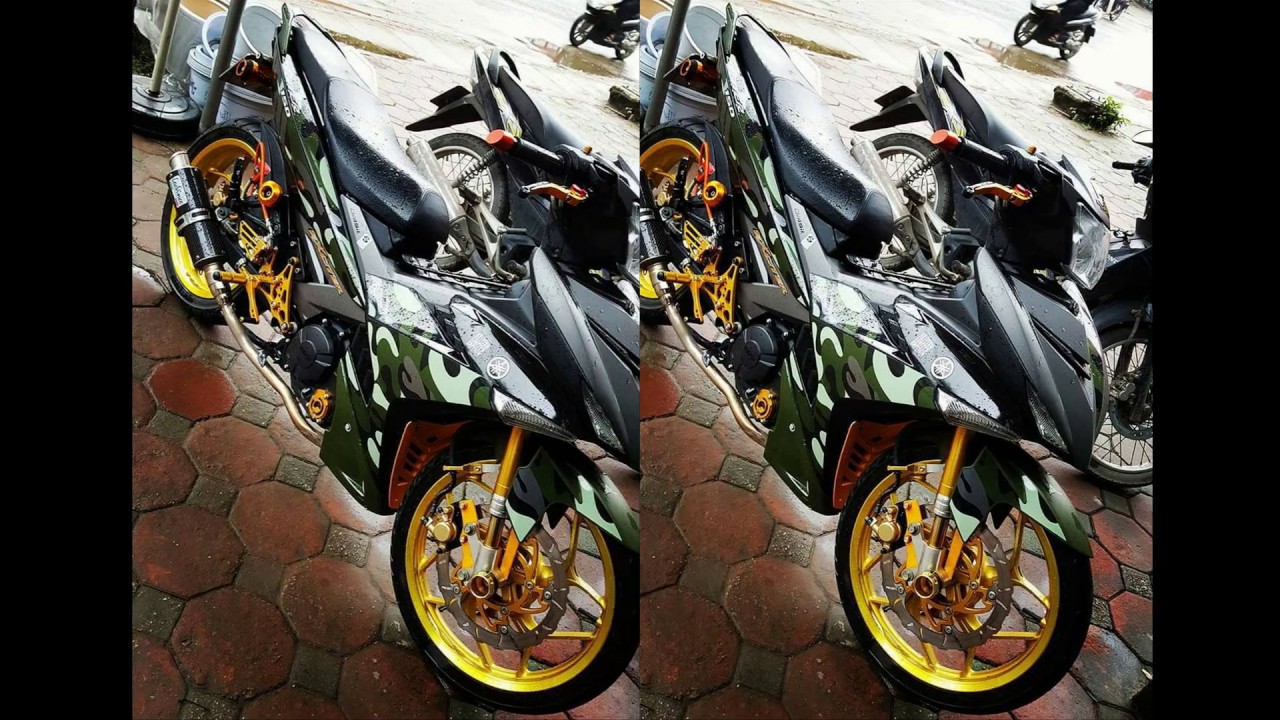 Lạ Mắt Với Exciter 150 Camo Độ To&agrave;n M&agrave;u V&agrave;ng