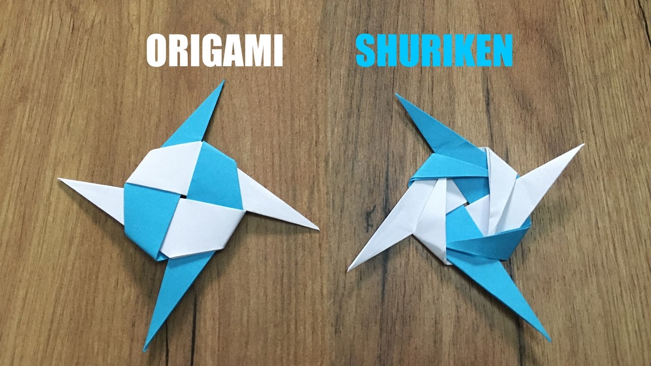 Easy Origami Shuriken | Як зробити сюрикен з паперу?