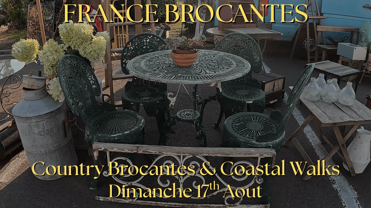 EP 57 Antiques Brocantes & Coastal walks Come Thrifting With Us In Normandie France Picking Treasure