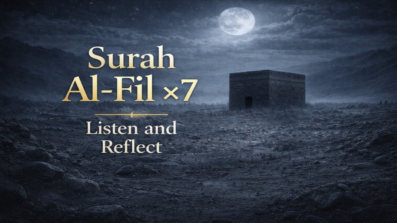 Surah Al-Fil (7× With Counter) | Really Heart-touching Quran Recitation ✨