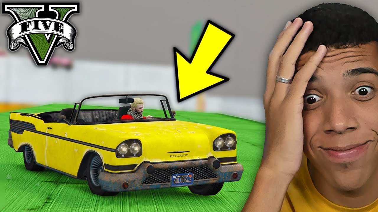 GTA V Online: CORRIDA PARKOUR COM O CARRO VELHO! ( RD SE LASCOU NESSA )