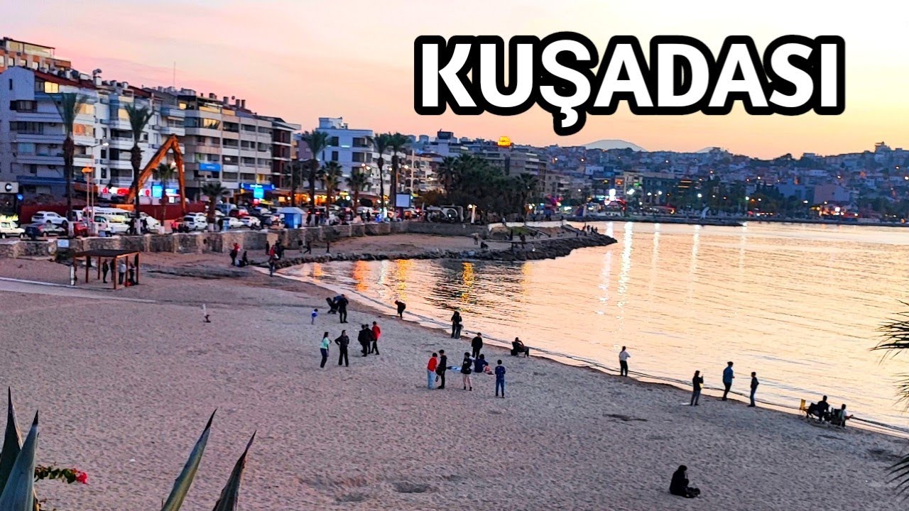 KUŞADASI TÜRKIYE NIGHT WALKING TOUR | 21 November 2025 | 4k UHD 60fps