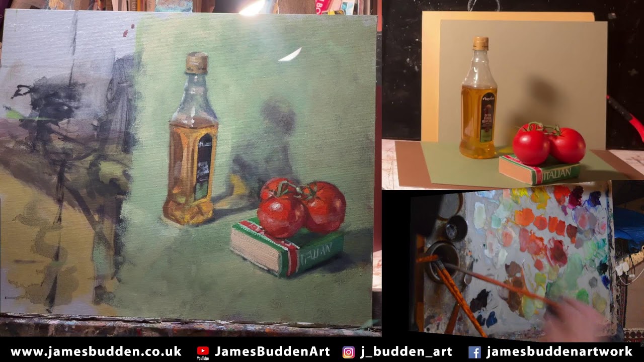 Live oil painting with James Budden