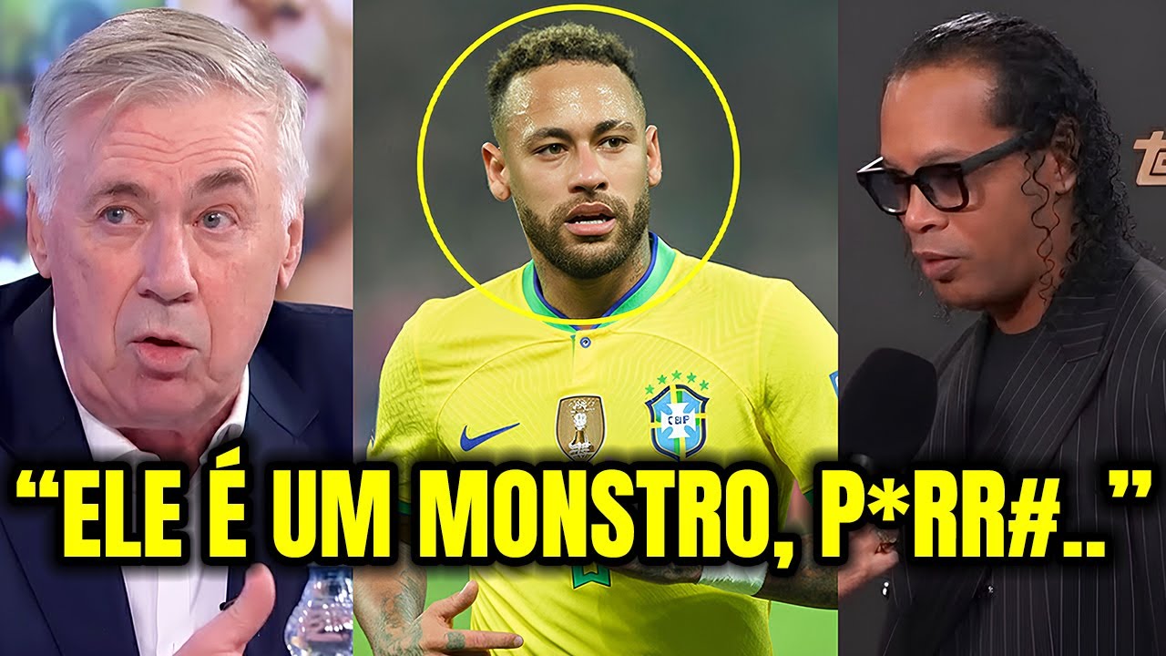 🚨 NEYMAR NA COPA 2026? ANCELOTTI ABRE O JOGO E RONALDINHO MANDA A REAL