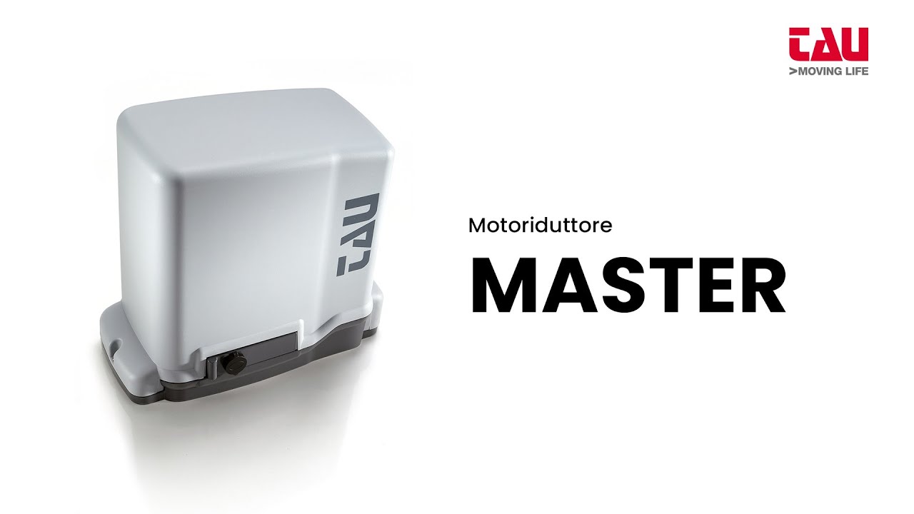 TAU | Motoriduttore per cancelli scorrevoli serie MASTER