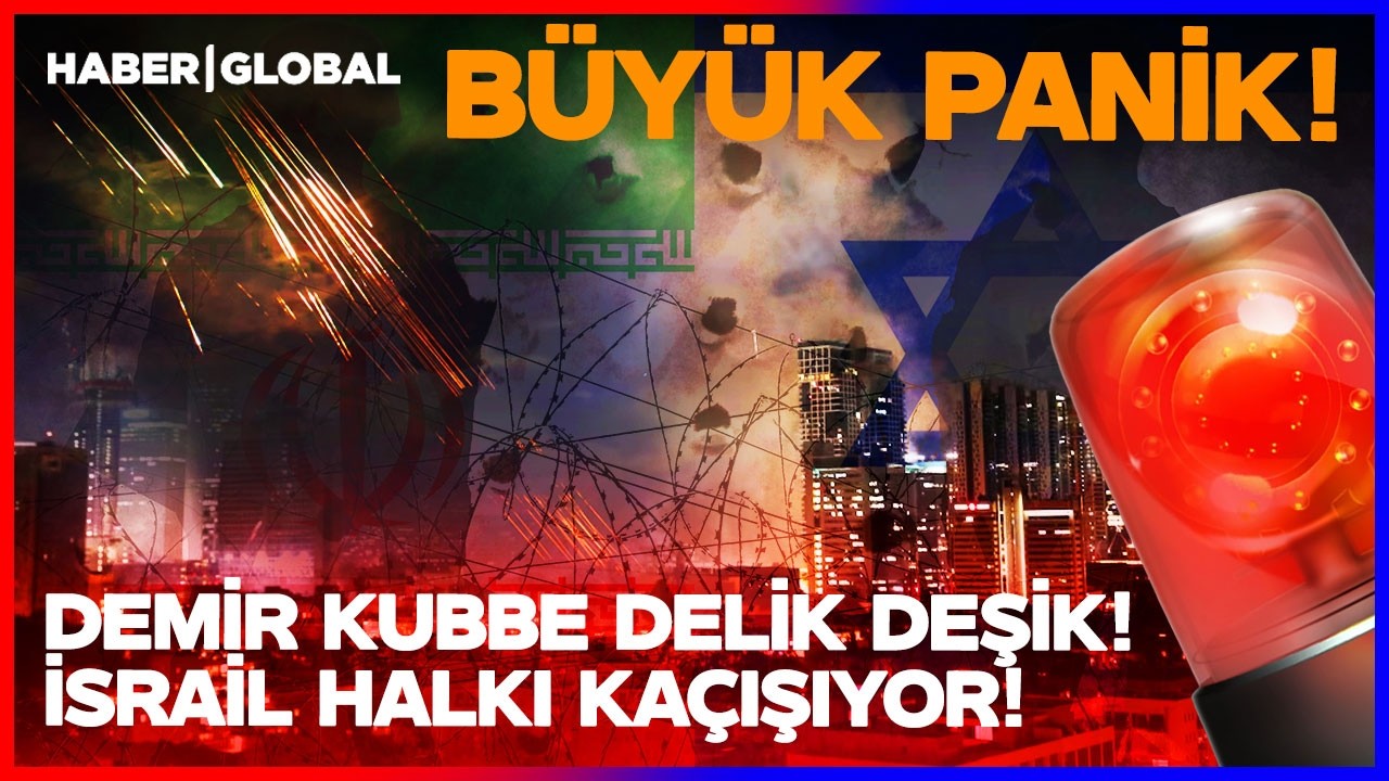 DEMİR KUBBE DELİK DEŞİK! Haber Global Ekibi İran Saldırılarının Paniklettiği İsrail'de!
