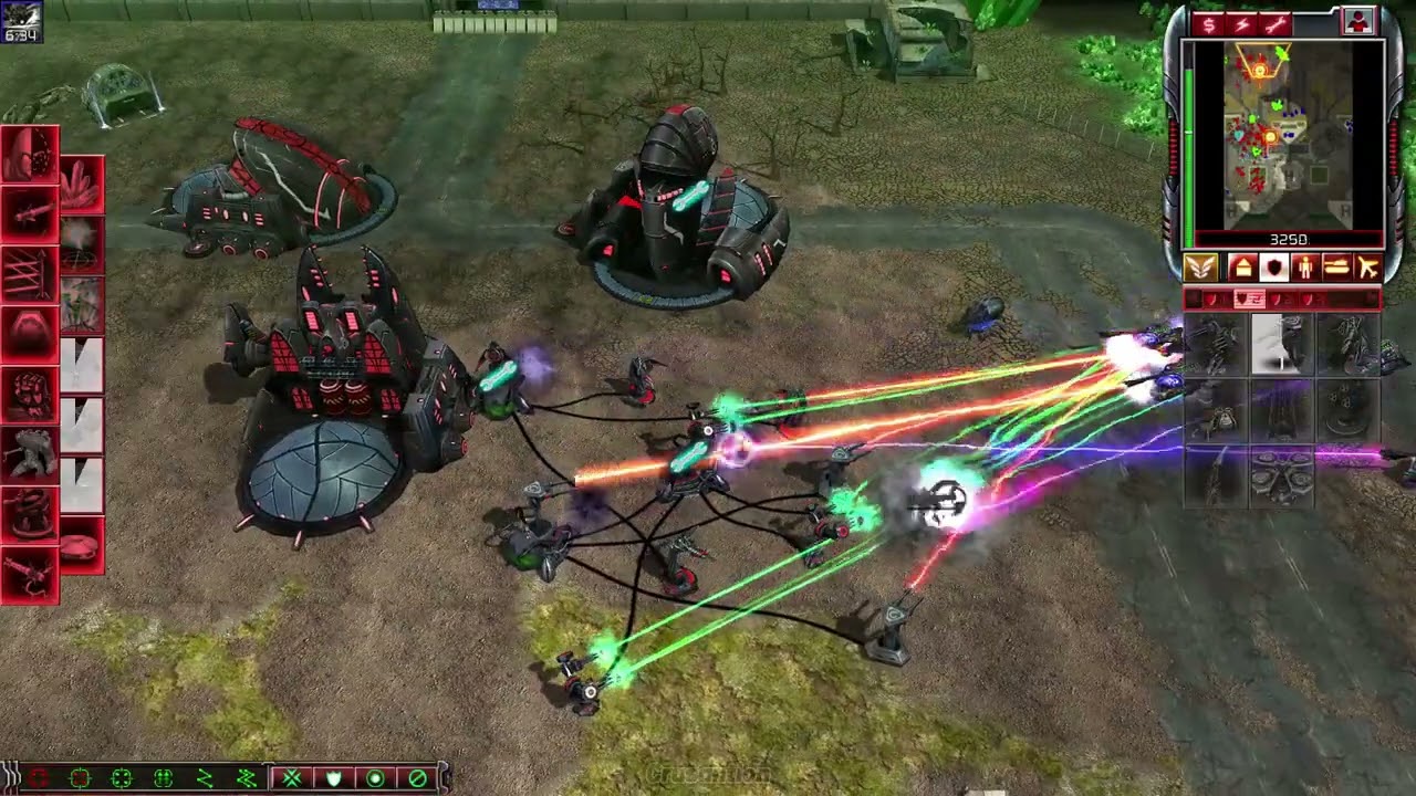 CNC 3 KW Tiberium Resonance 0.3.01BT Nod vs Brutal AI - Rusher {Scrin}