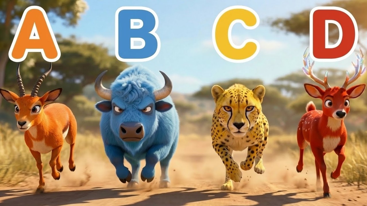 Глиняный мир животных ABC Safari | Приключения для малышей | BooBooBuddies