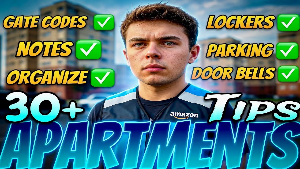 Day In The Life Amazon Delivery | 30 HUGE Apartments Tips All Drivers Must Know #amazon #delivery