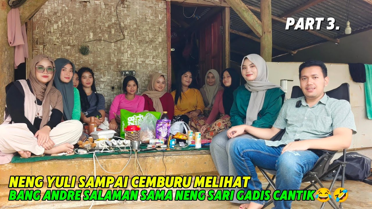 WOOW SERU...🤣‼️MELIHAT REAKSI NENG YULI MELIHAT BANG ANDRE SALAMAN SAMA TALENT2 JTK DISAUNG SAWAH