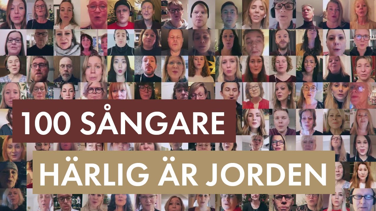 Fredagskören: Härlig är jorden (113 sångare i virtuella kören)