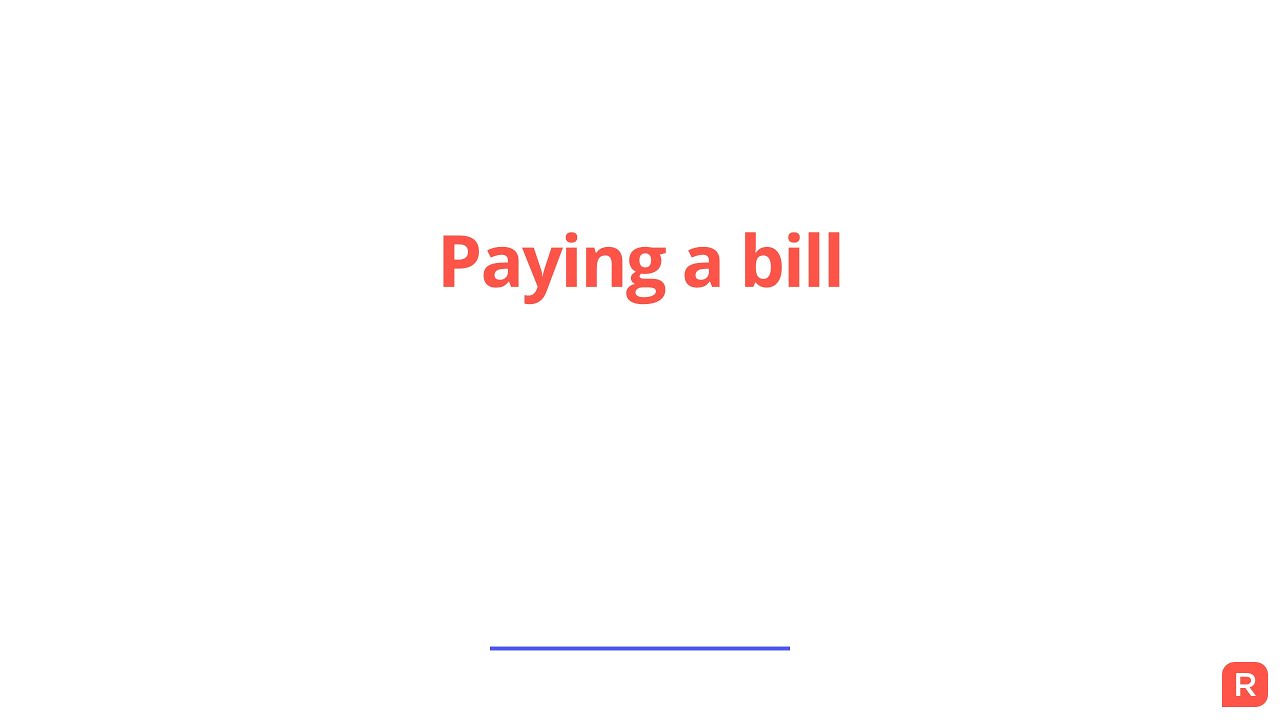 Paying a bill in Reckon One