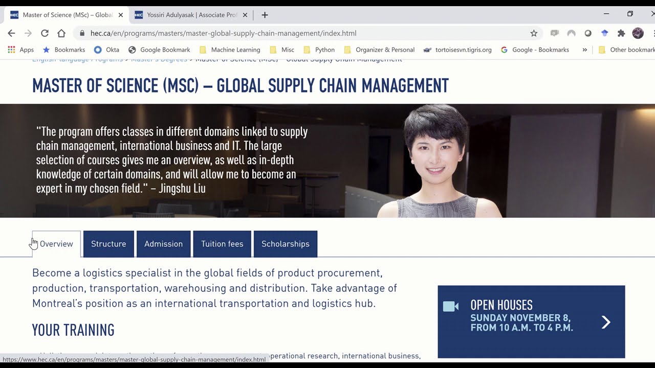 Discover our Master of Science (MSc) – Global Supply Chain Management