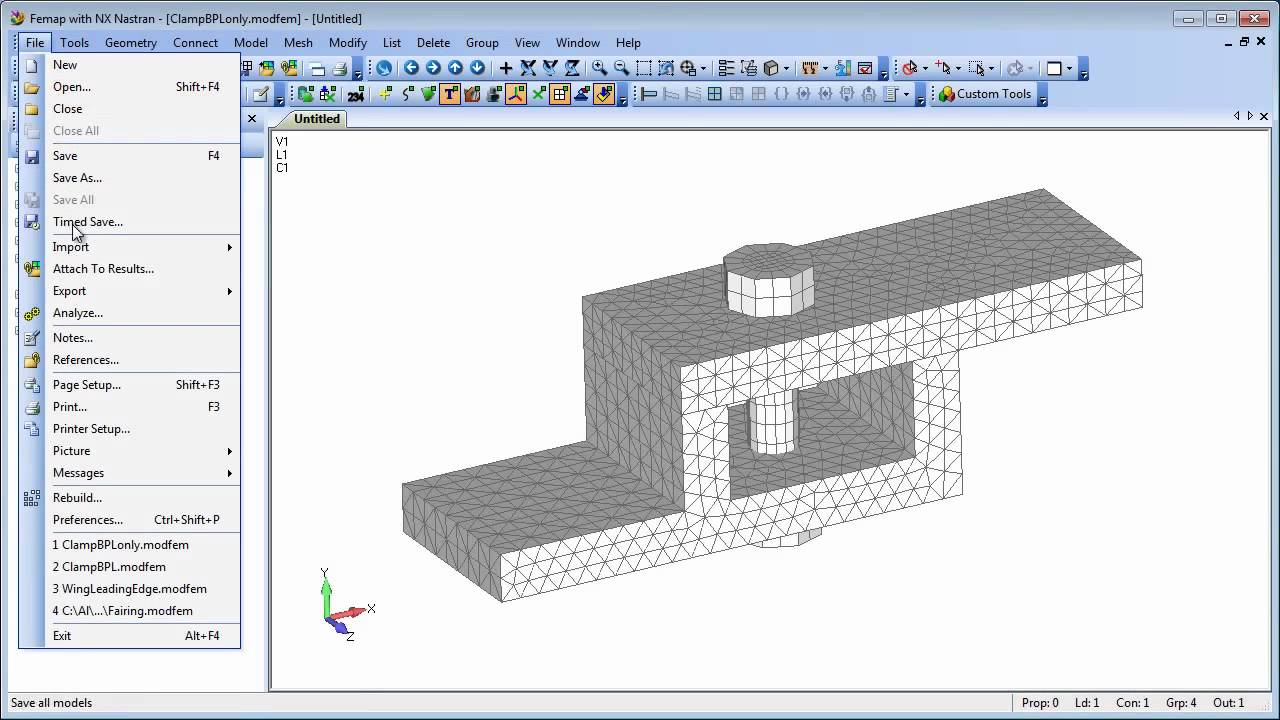 Femap 11 External Results