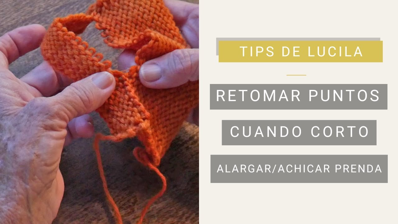 Cómo acortar-alargar una prenda tejida 👌 Tips para Tejer Bien y Fácil