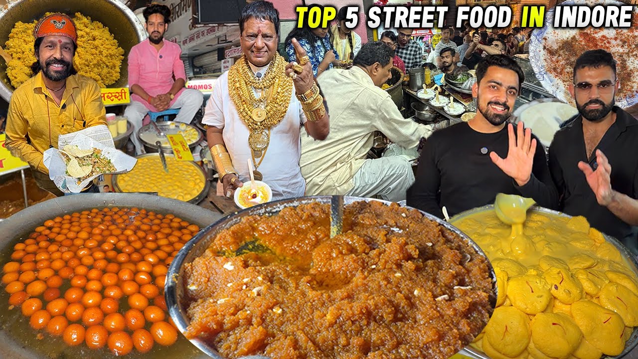 TOP 5 Street Food In Indore | Indore Sarafa Bazar Street Food | Indore Street Food | Street Food