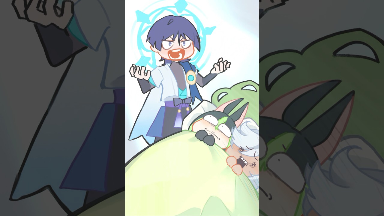 Good morning!!! #genshinimpact #genshin #wanderer #cyno #tighnari #art #fanart #fyp