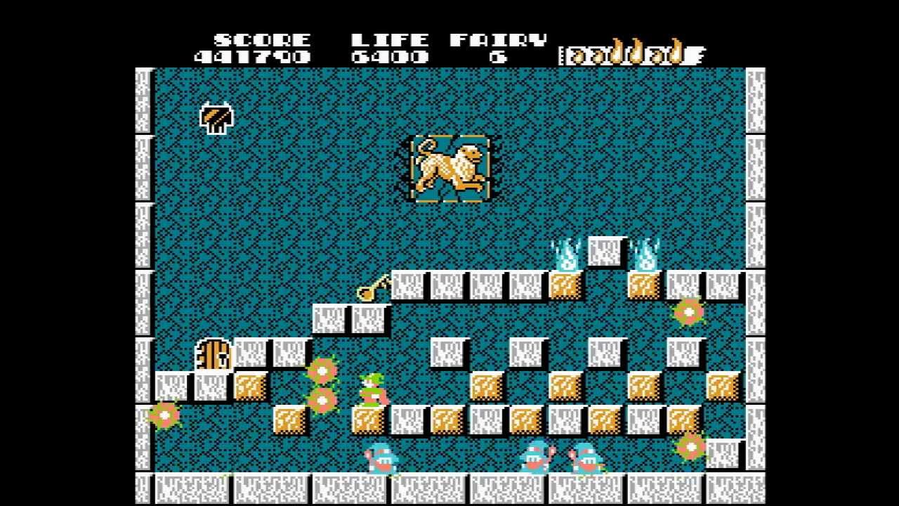 [NES] Solomon's Key (U) Full walkthrough with best ending