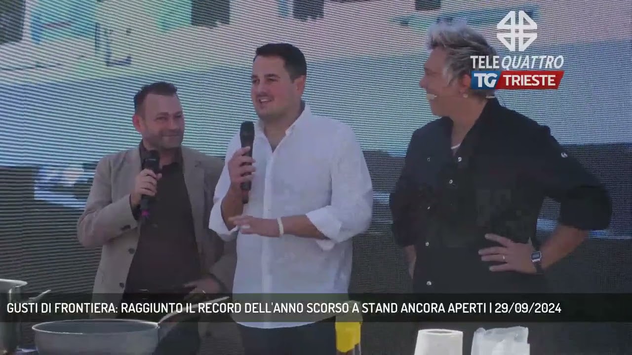 GUSTI DI FRONTIERA: RAGGIUNTO IL RECORD DELL'ANNO SCORSO A STAND ANCORA APERTI | 29/09/2024