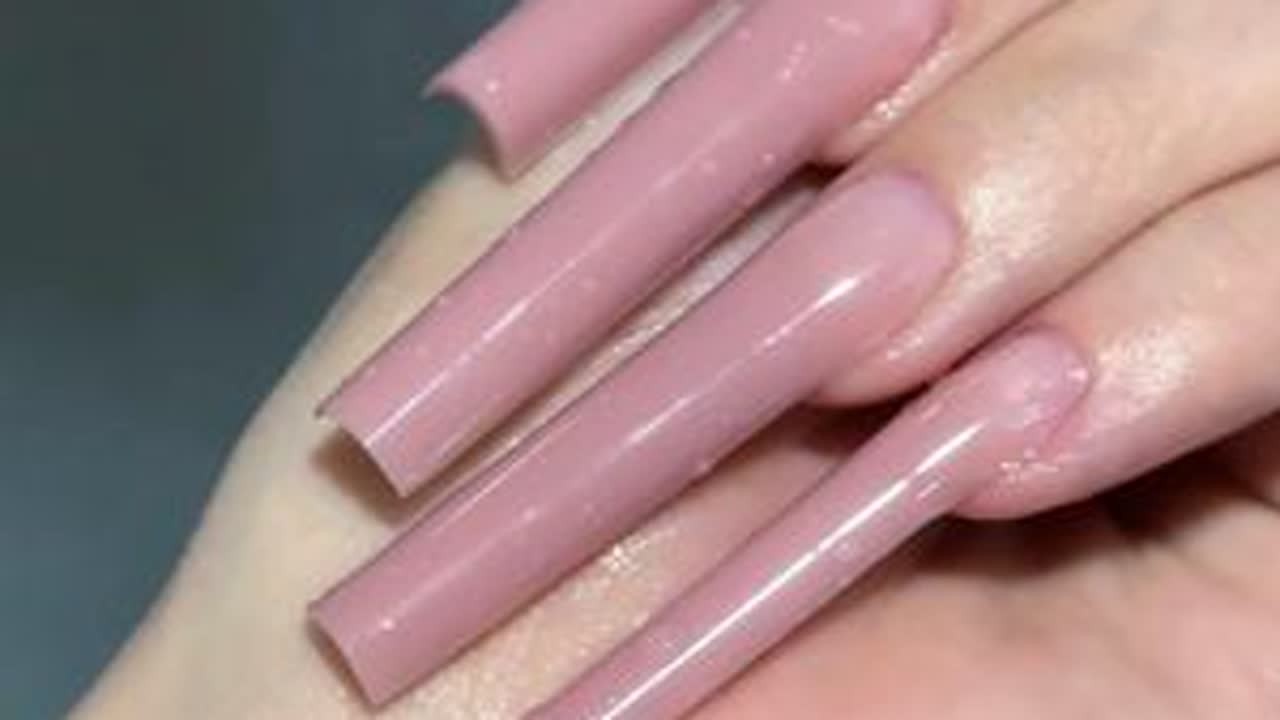 这甲模延长的效果也太绝了吧！#金菲nail #甲膜延长 #美甲教程
