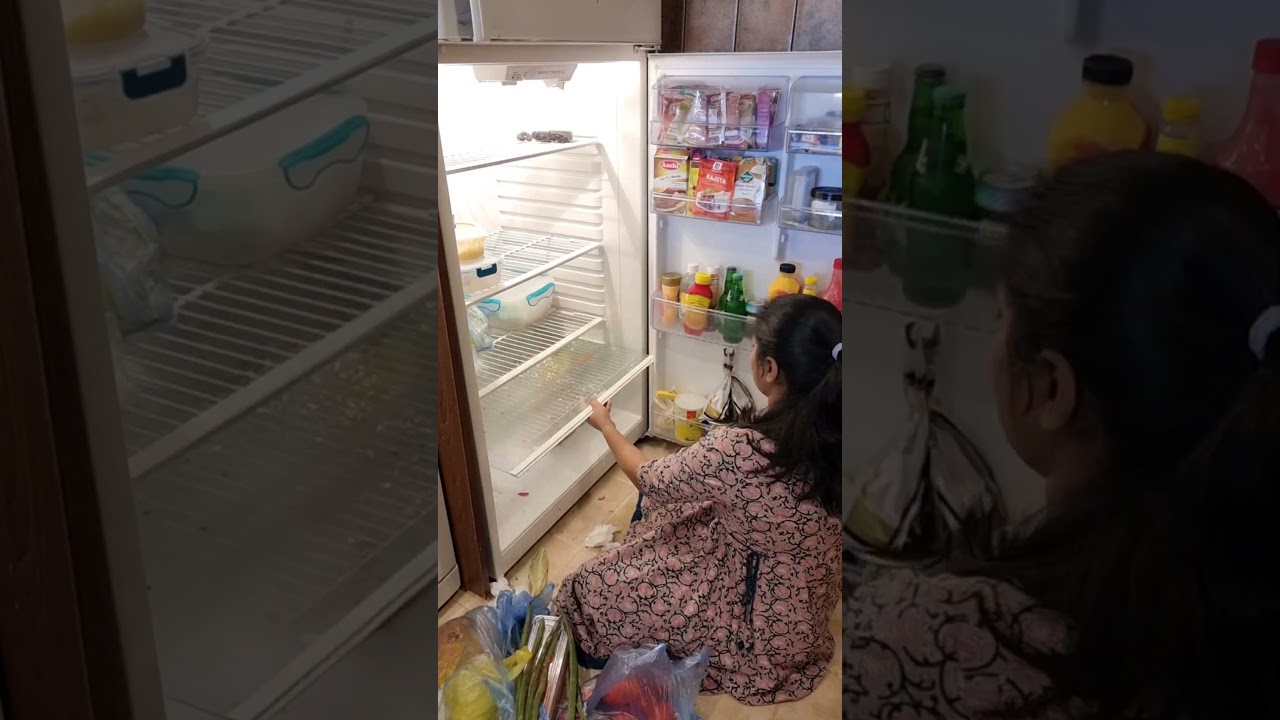 Fridge clean பன்றது பெரிய வேலையா இருக்குங்க 🙄