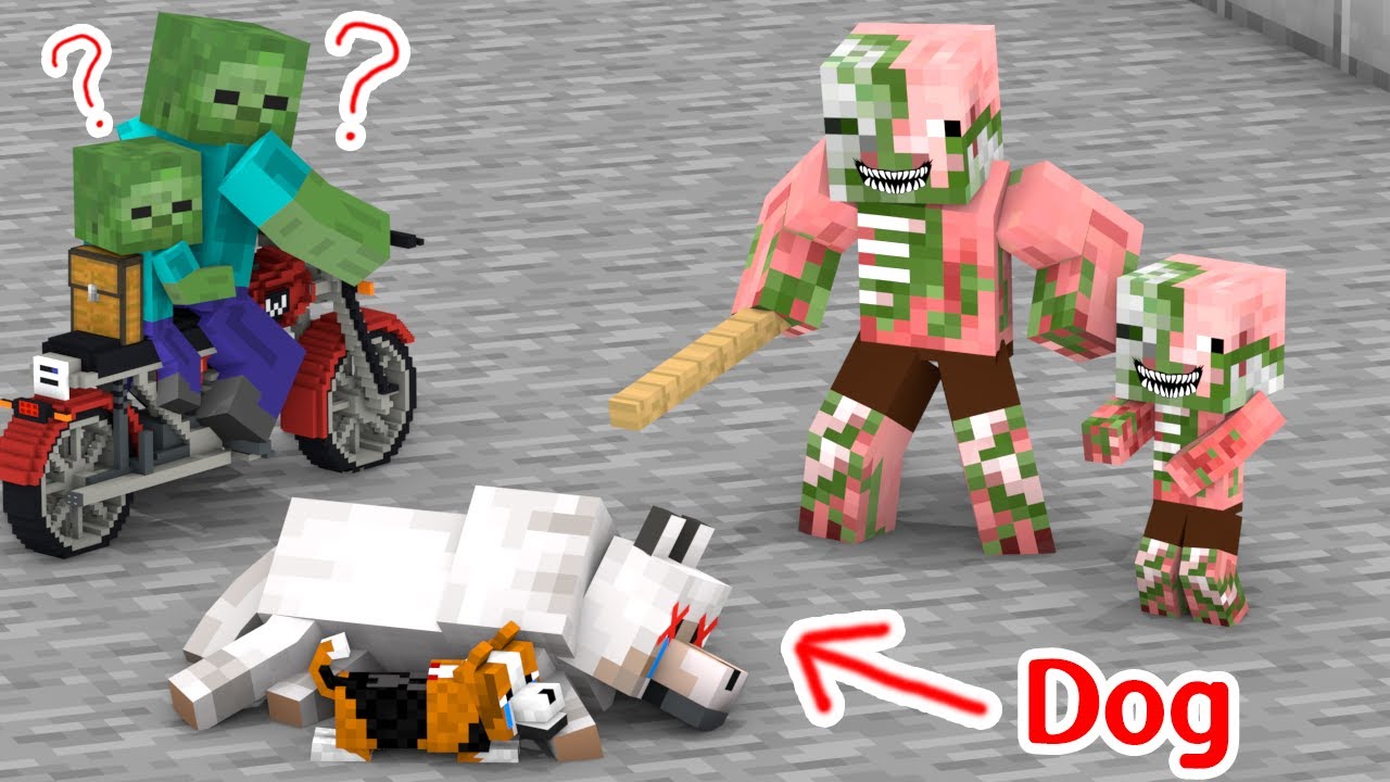 Saving The Dog, Please! - Sad Story - Minecraft Animation