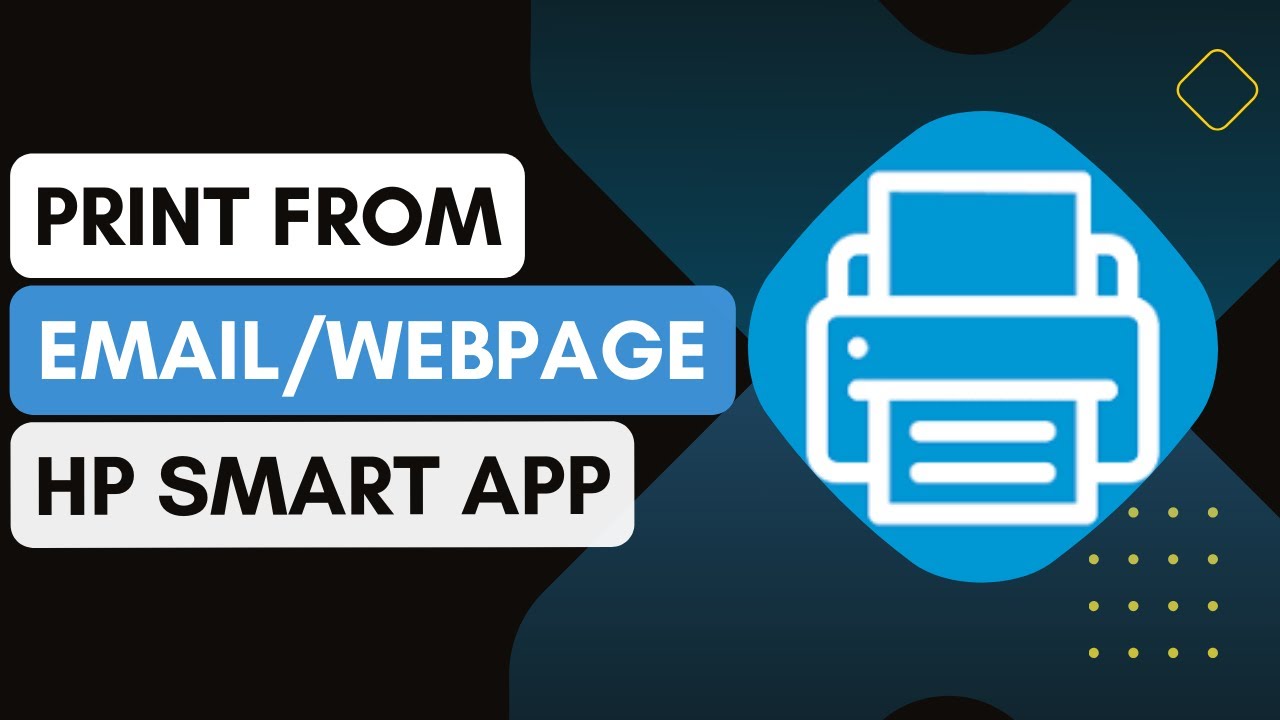 Using The Hp Smart App To Print From Email Or Web Pages !
