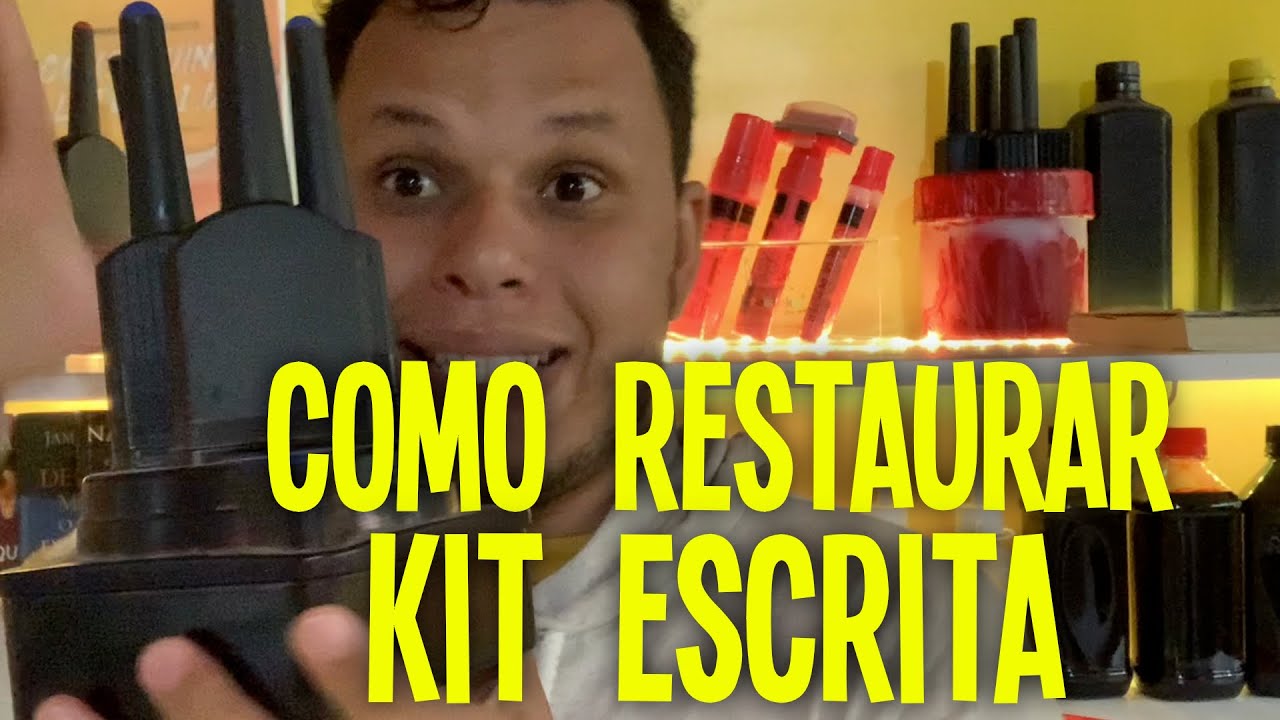 Como fazer a “restauração” do kit escrita / parte 1
