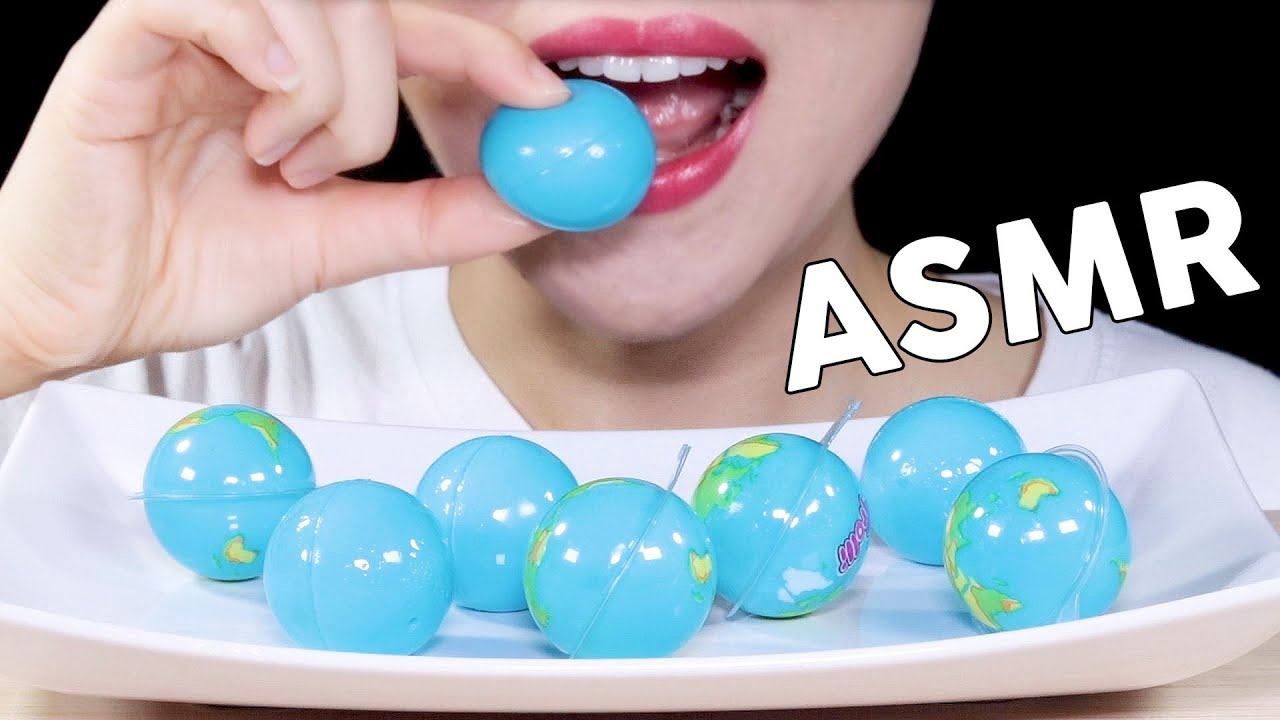 ASMR PLANET GUMMY CANDY 지구젤리 먹방🌎 | MINEE EATS