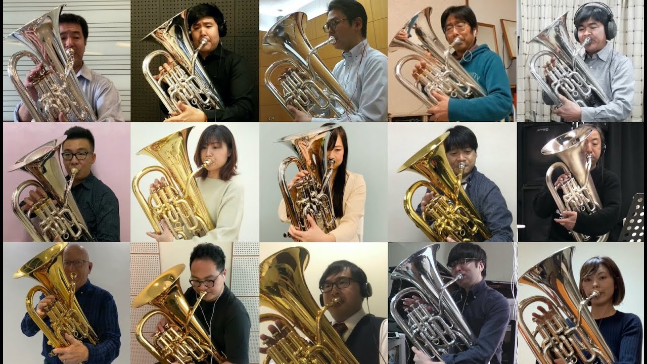 The Besson Asian Euphonium Ensemble performs Hallelujah