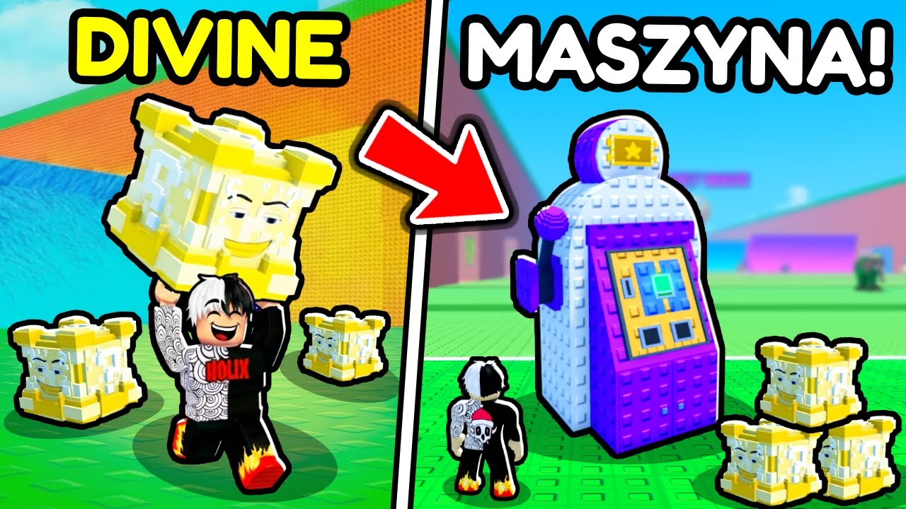 OP SPOSÓB NA DIVINE LUCKY BLOCKI I NOWA MASZYNA w TSUNAMI BRAINROTÓW (ROBLOX)