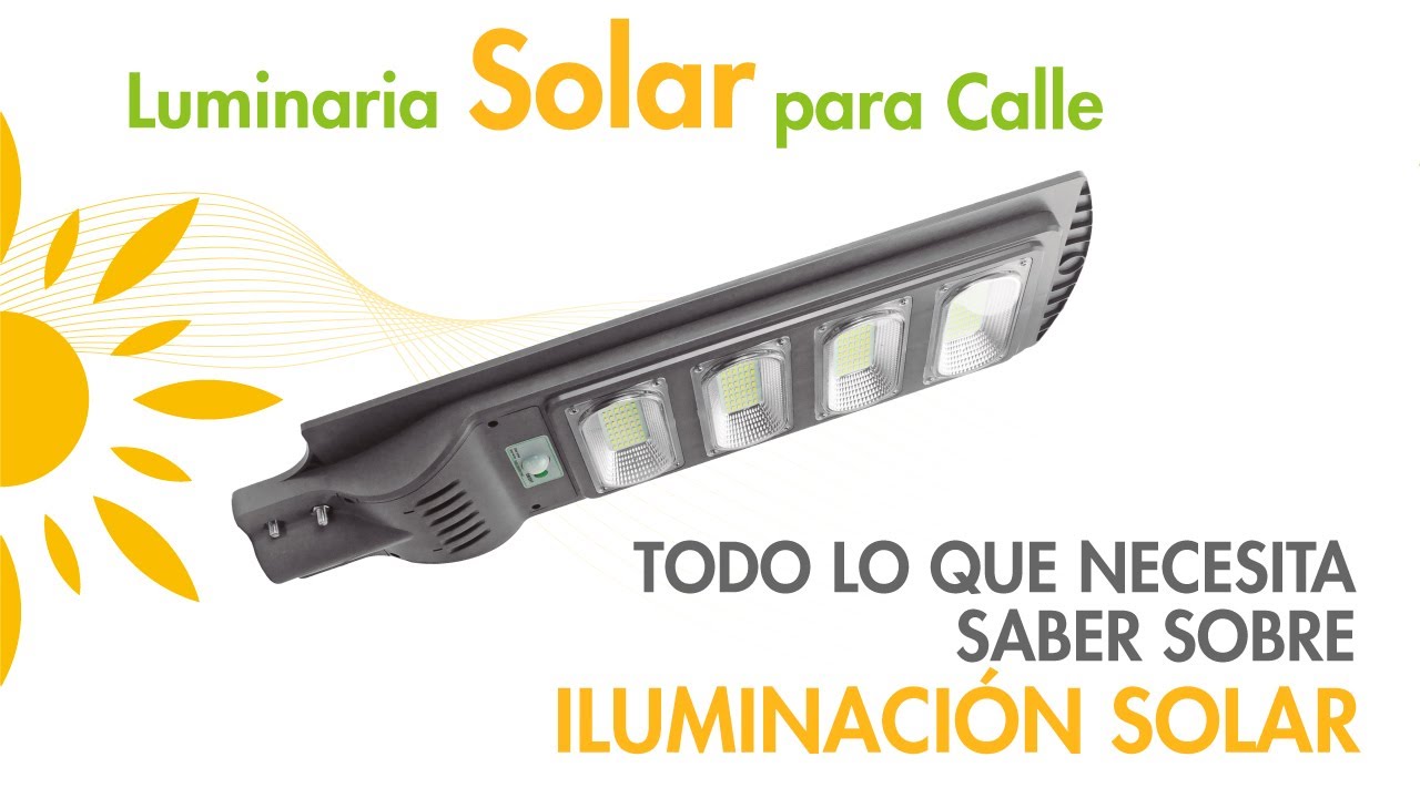 🔆  ALUMBRADO PÚBLICO LED SOLAR [Luminarias y Lámparas Solares] Iluminación Solar Exterior ► Ecolite