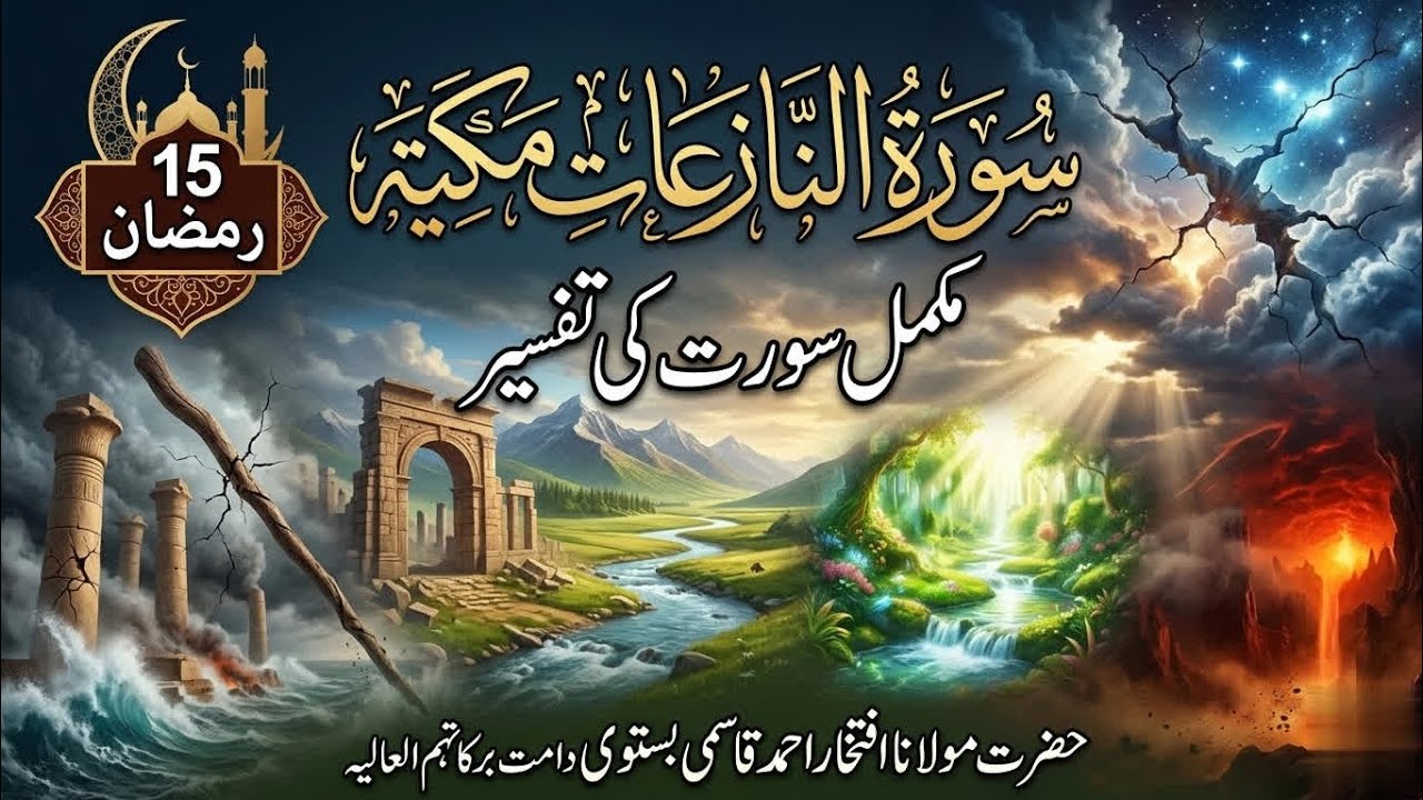 Surah An-Nazi'at Complete |سورۃ النازعات کی مکمل تفسیر|#افتخار #bayan #viral #iftekharahmed #tafseer