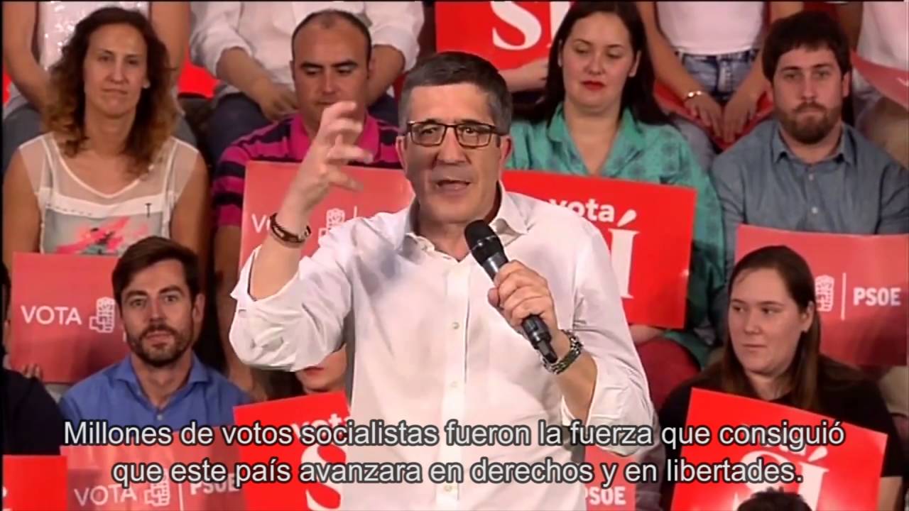 Patxi López: ¡Socialistas, en pie!