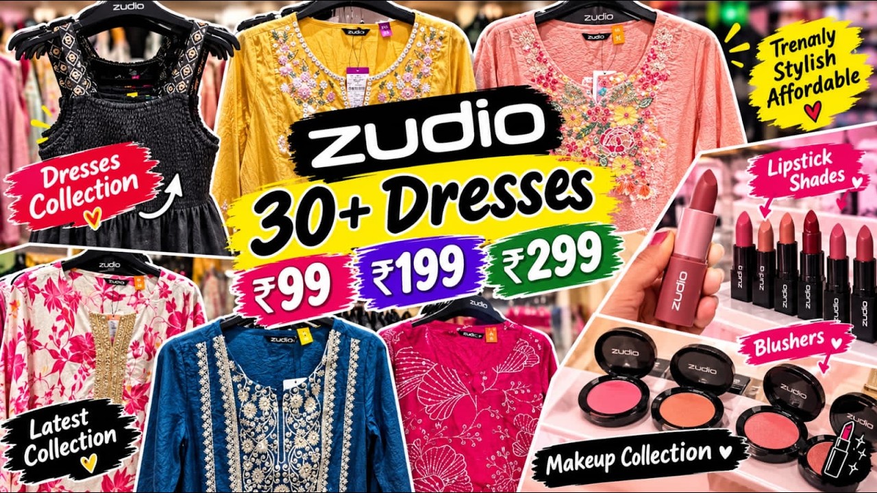 Zudio Latest Makeup & Kurti Collection | Starting 99/- Zudio Haul | Zudio New Summer Collection 2026