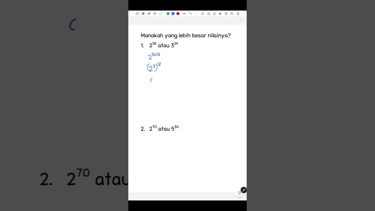 Eksponen #mathtricks #mathhacks #maths #matematika #eksponen #matematikamudah #shorts #fyp
