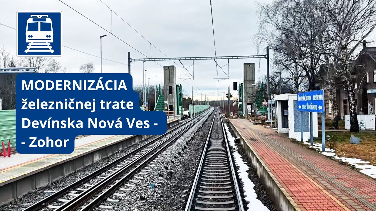 Modernizácia železničnej trate Devínska Nová Ves - Zohor (február 2026)